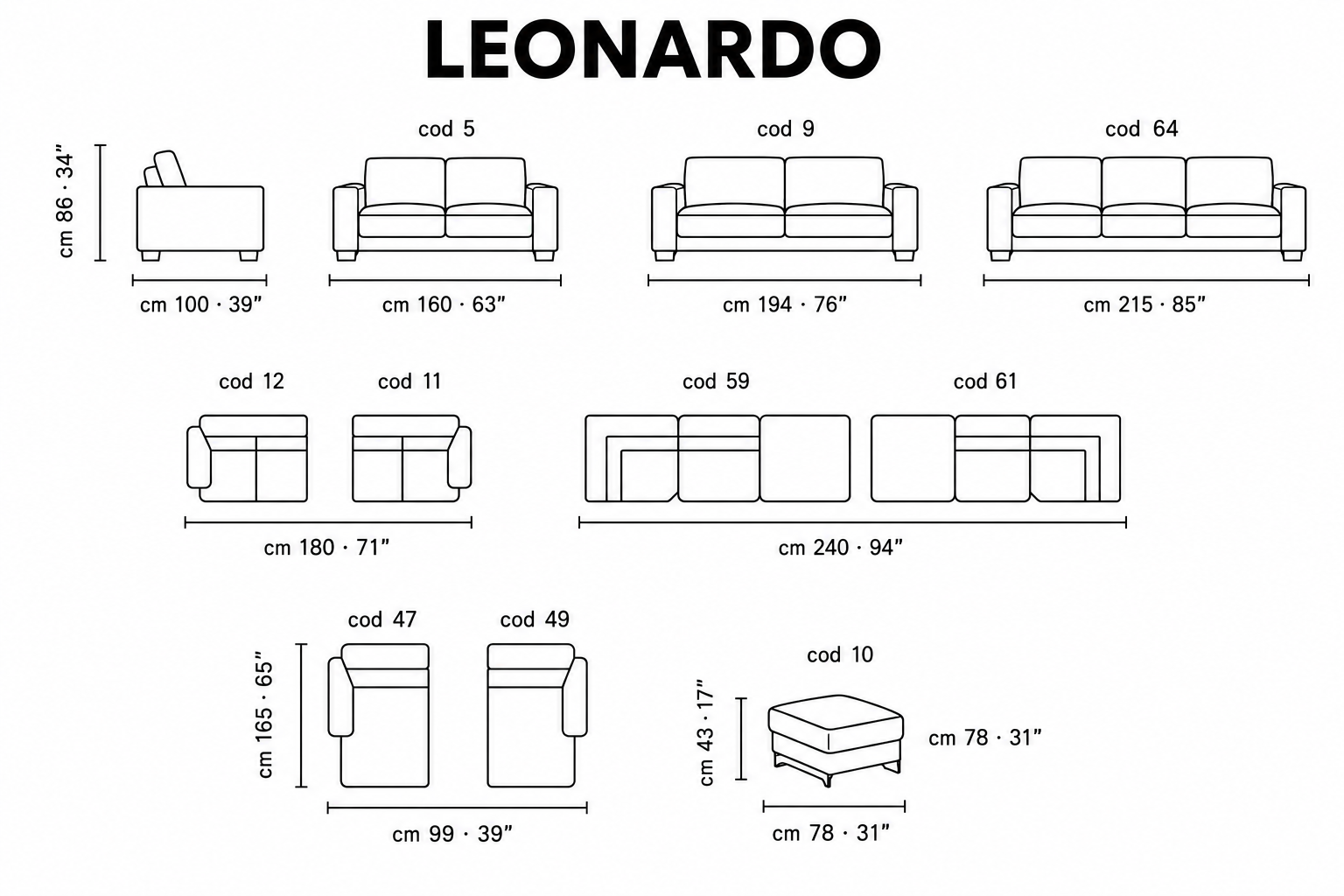 Leonardo_rozmery